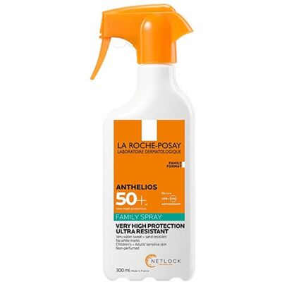 La Roche-Posay Anthelios Familiespray Spf50+ Solkrem 300ml La Roche-Posay Anthelios Familiespray Spf50+ Solkrem 300ml