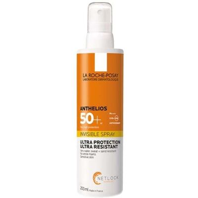 La Roche-Posay Anthelios Usynlig Solkremspray Spf50+ 200ml La Roche-Posay Anthelios Usynlig Solkremspray Spf50+ 200ml