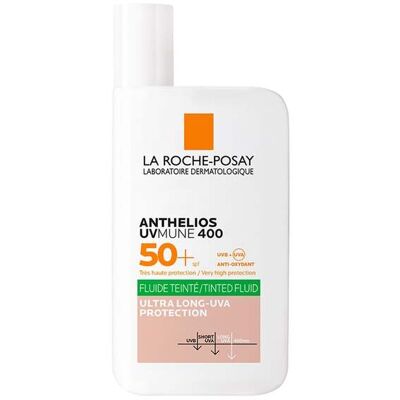 La Roche-Posay Anthelios Uvmune 400 Oljekontroll Tonet Fluid Solkrem Spf50+ 50ml La Roche-Posay Anthelios Uvmune 400 Oljekontroll Tonet Fluid Solkrem Spf50+ 50ml