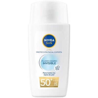 Nivea Sun Usynlig Daglig Fluid Spf50+ 40ml Nivea Sun Usynlig Daglig Fluid Spf50+ 40ml