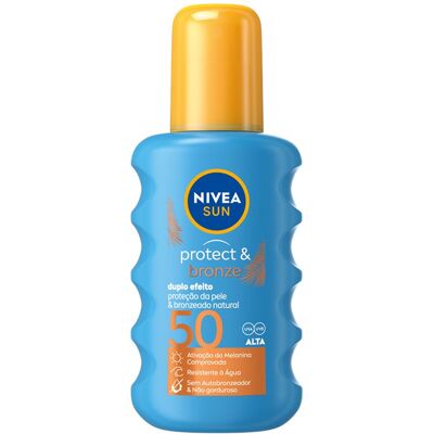 Nivea Sun Protect & Bronze Solkremspray Spf50 200ml Nivea Sun Protect & Bronze Solkremspray Spf50 200ml