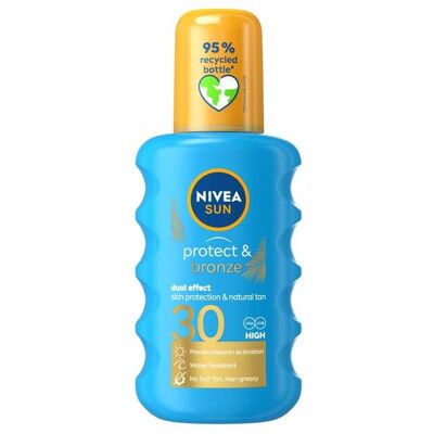 Nivea Sun Protect & Bronze Solkremspray Spf30 200ml Nivea Sun Protect & Bronze Solkremspray Spf30 200ml