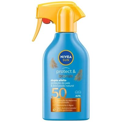 Nivea Sun Protect & Bronze Solkremspray Spf50 250ml Nivea Sun Protect & Bronze Solkremspray Spf50 250ml