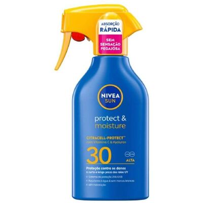 Nivea Sun Protect & Moisture Solkremspray Spf30 250ml Nivea Sun Protect & Moisture Solkremspray Spf30 250ml