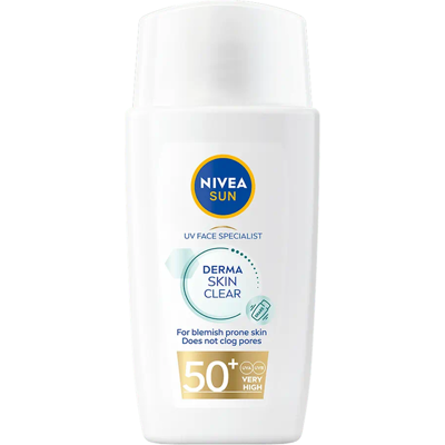 Nivea Sun Uv Face Specialist Derma Skin Clear Spf50+ 40ml Nivea Sun Uv Face Specialist Derma Skin Clear Spf50+ 40ml