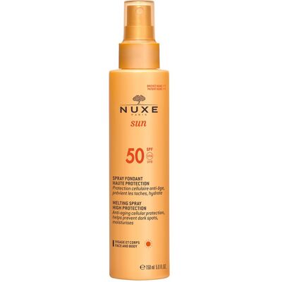 NUXE Sun Smeltespray Ansikt Og Kropp Høy Beskyttelse Spf50 150ml NUXE Sun Smeltespray Ansikt Og Kropp Høy Beskyttelse Spf50 150ml