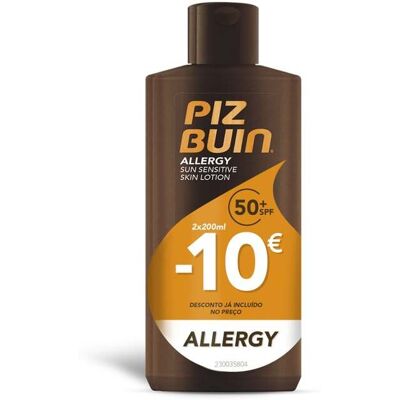 Piz Buin Allergy Solkrem For Sensitiv Hud Spf50+ 200ml X2 Piz Buin Allergy Solkrem For Sensitiv Hud Spf50+ 200ml X2