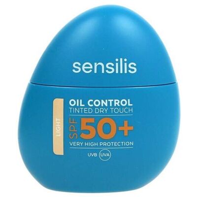 Sensilis Oil Control Fargekrem Tørr Følelse Light Spf50+ 40ml Sensilis Oil Control Fargekrem Tørr Følelse Light Spf50+ 40ml