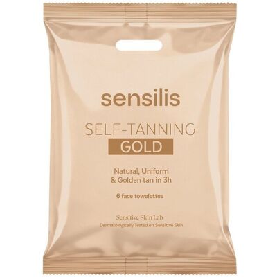 Sensilis Selvbruningsservietter For Ansikt Gold X6 Sensilis Selvbruningsservietter For Ansikt Gold X6