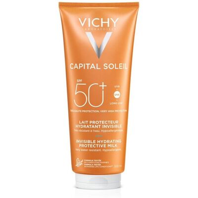 Vichy Capital Soleil Usynlig Fuktighetsgivende Beskyttende Solmelk Spf50+ 300ml Vichy Capital Soleil Usynlig Fuktighetsgivende Beskyttende Solmelk Spf50+ 300ml