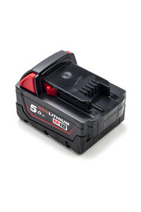 Milwaukee Milwaukee M18 (5000 mAh 18 V, Sort, Originalt)