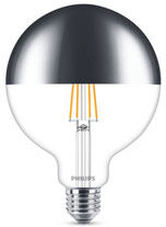 E27 Philips E27 LED-lyspærer 8W (50W) (Kule, Klart, Kan dimmes)