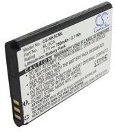 Nokia C1-02 (750 mAh 3.7 V, Sort)