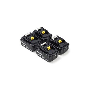 4x Makita BL1850B LXT / 197280-8 batterier (18 V, 5 Ah, Originalt)