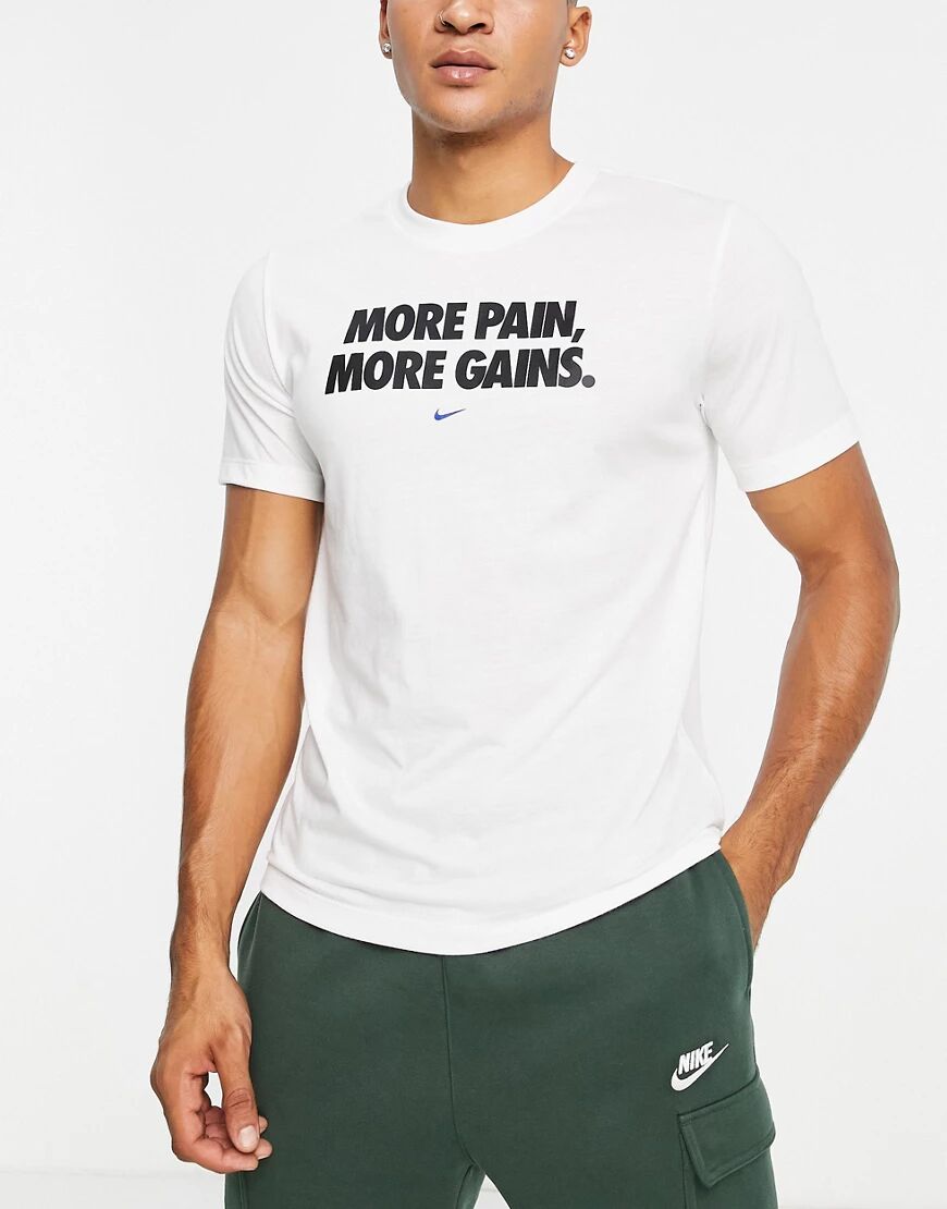 Nike Training graphic t-shirt in white  White