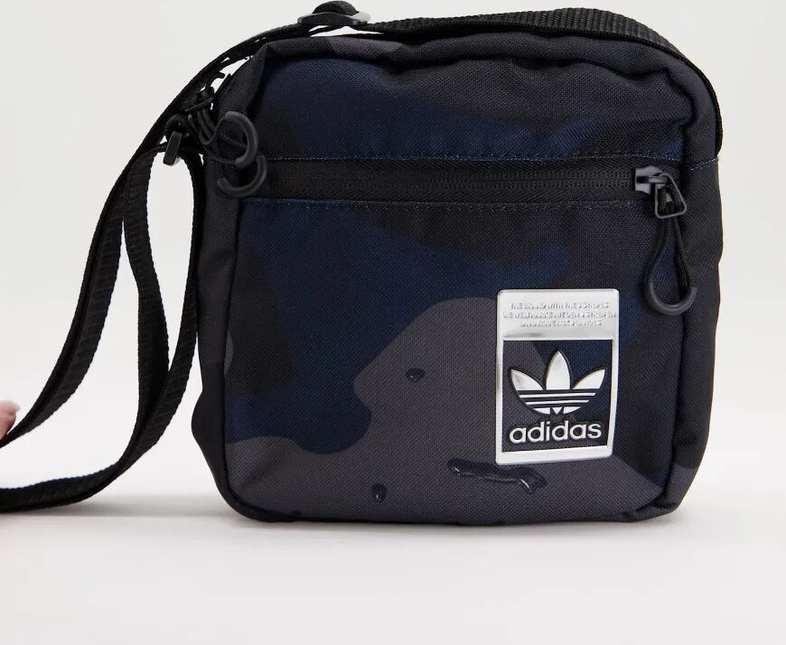 adidas Originals festival cross body bag in black camo  Black