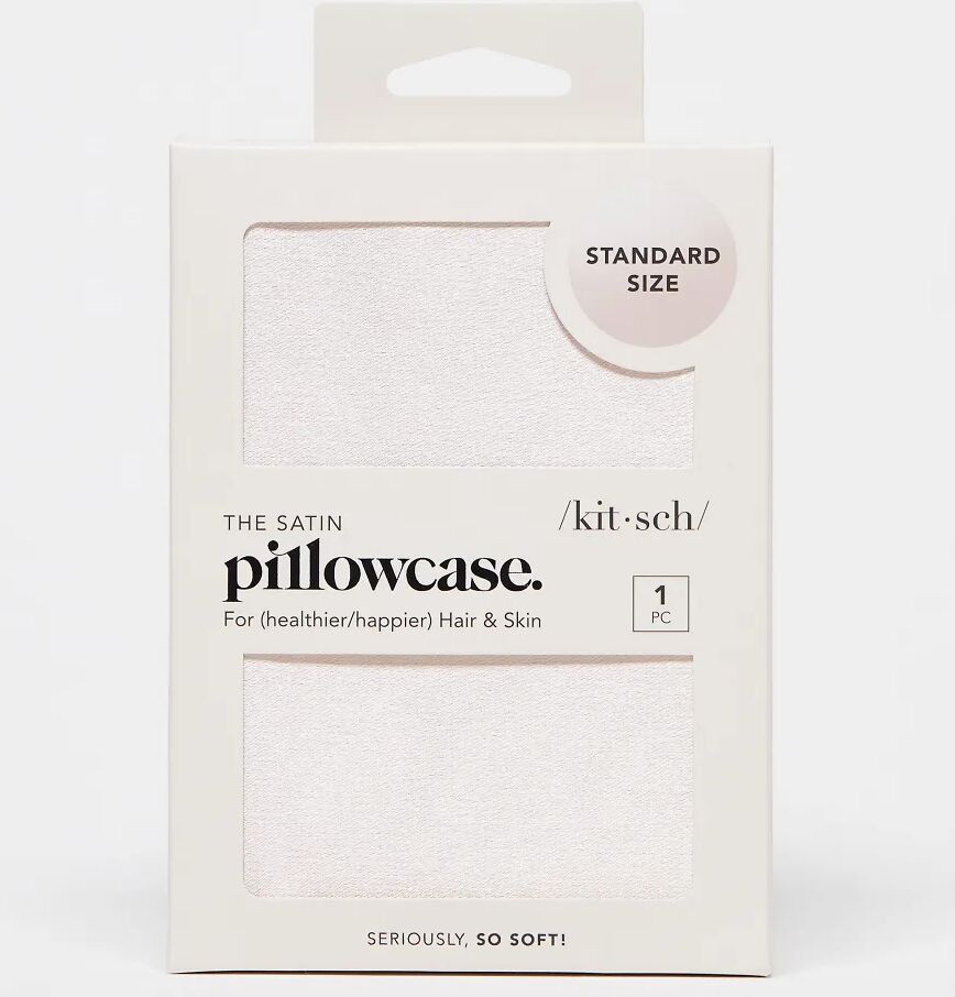 Kitsch Satin Pillowcase - Blush-No colour  No colour