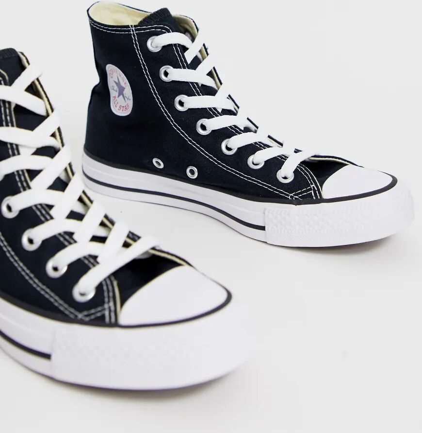 Converse Chuck Taylor All Star Hi black trainers  Black