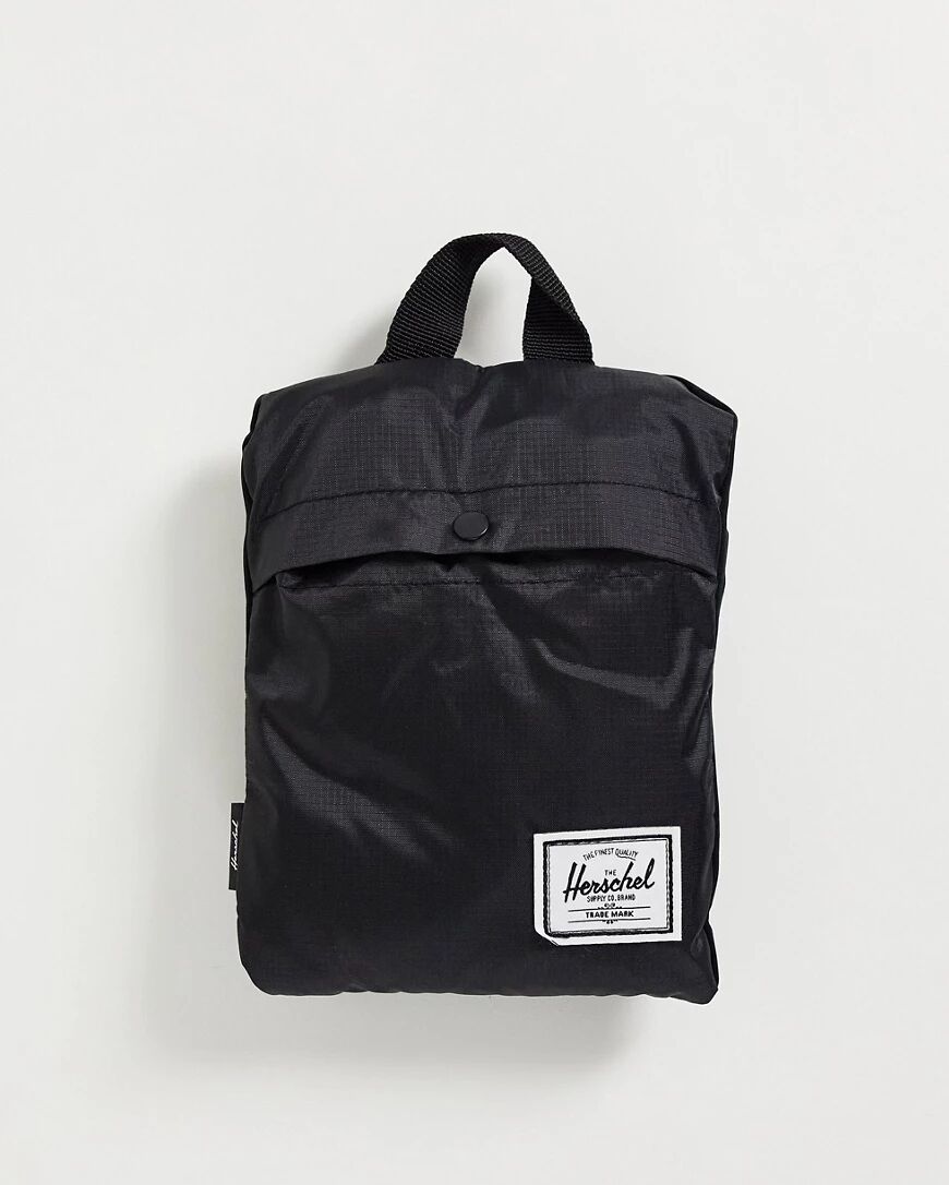 Herschel Supply Co packable day backpack in black  Black