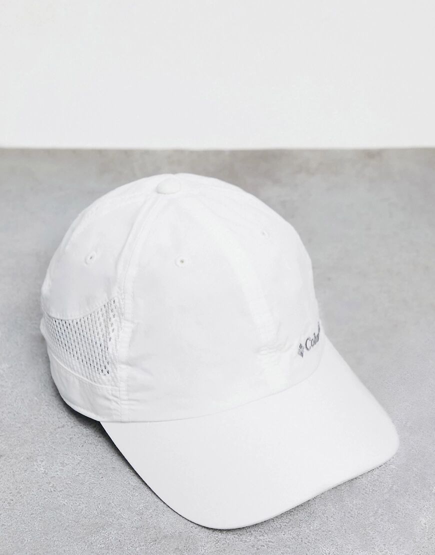 Columbia Tech Shade cap in white  White