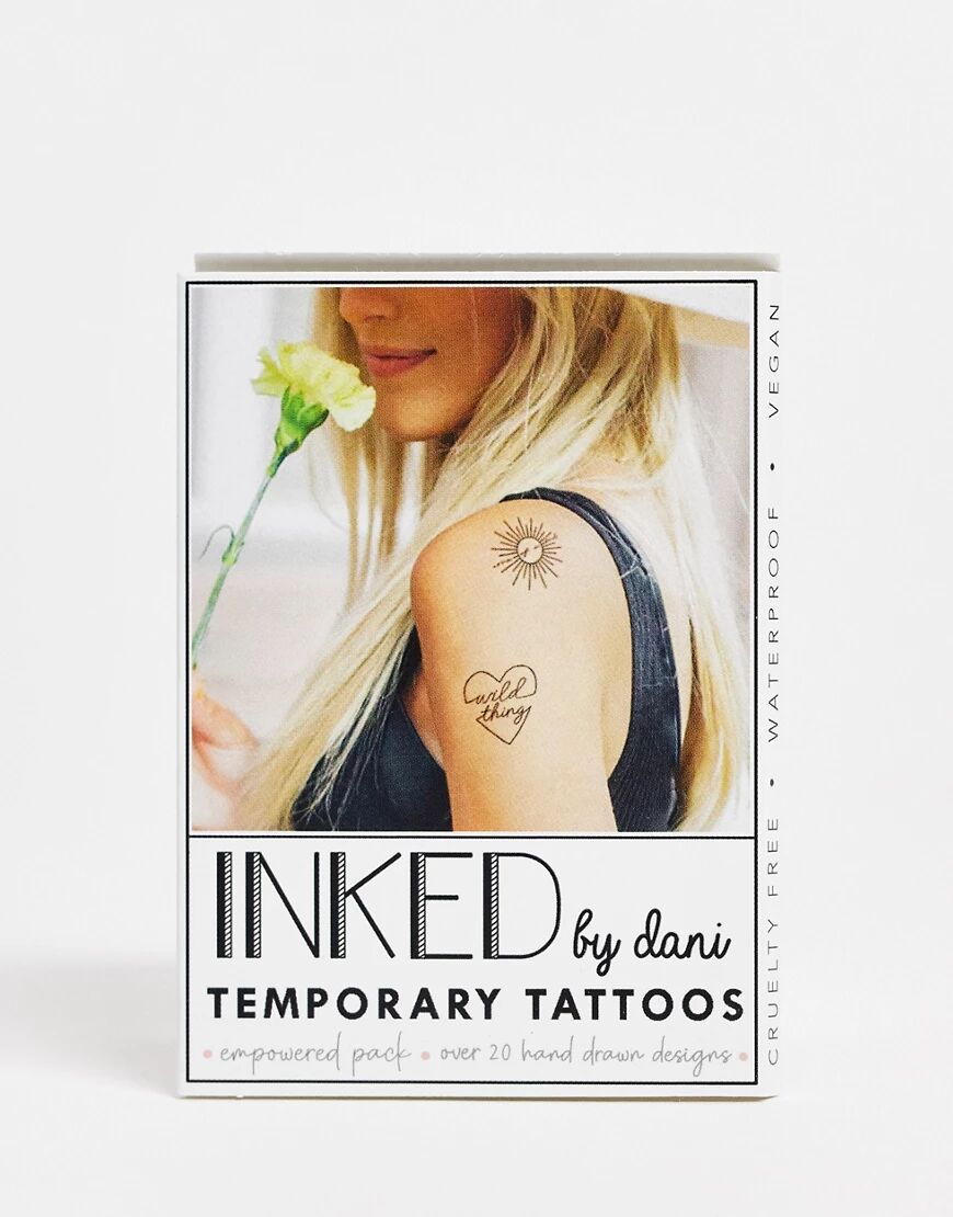 INKED by Dani Empowered Temporary Tattoo Pack-No colour  No colour