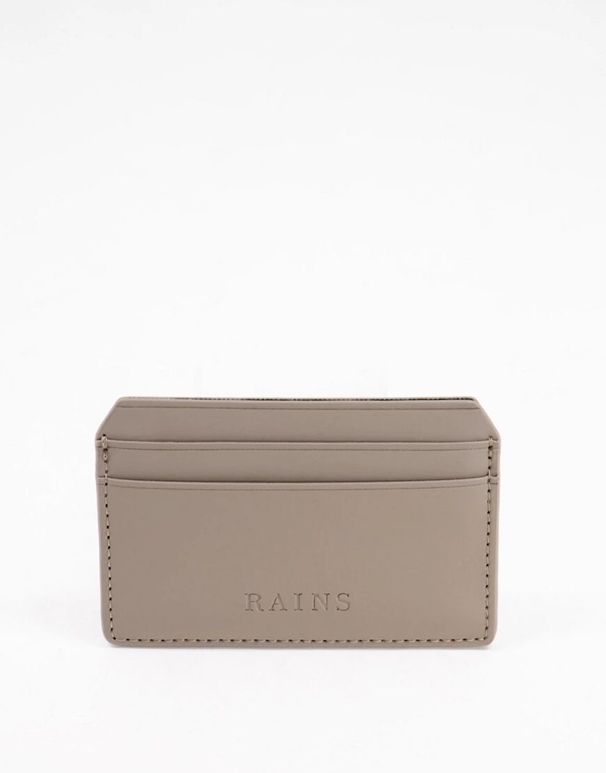 Rains 1624 cardholder in taupe-Brown  Brown
