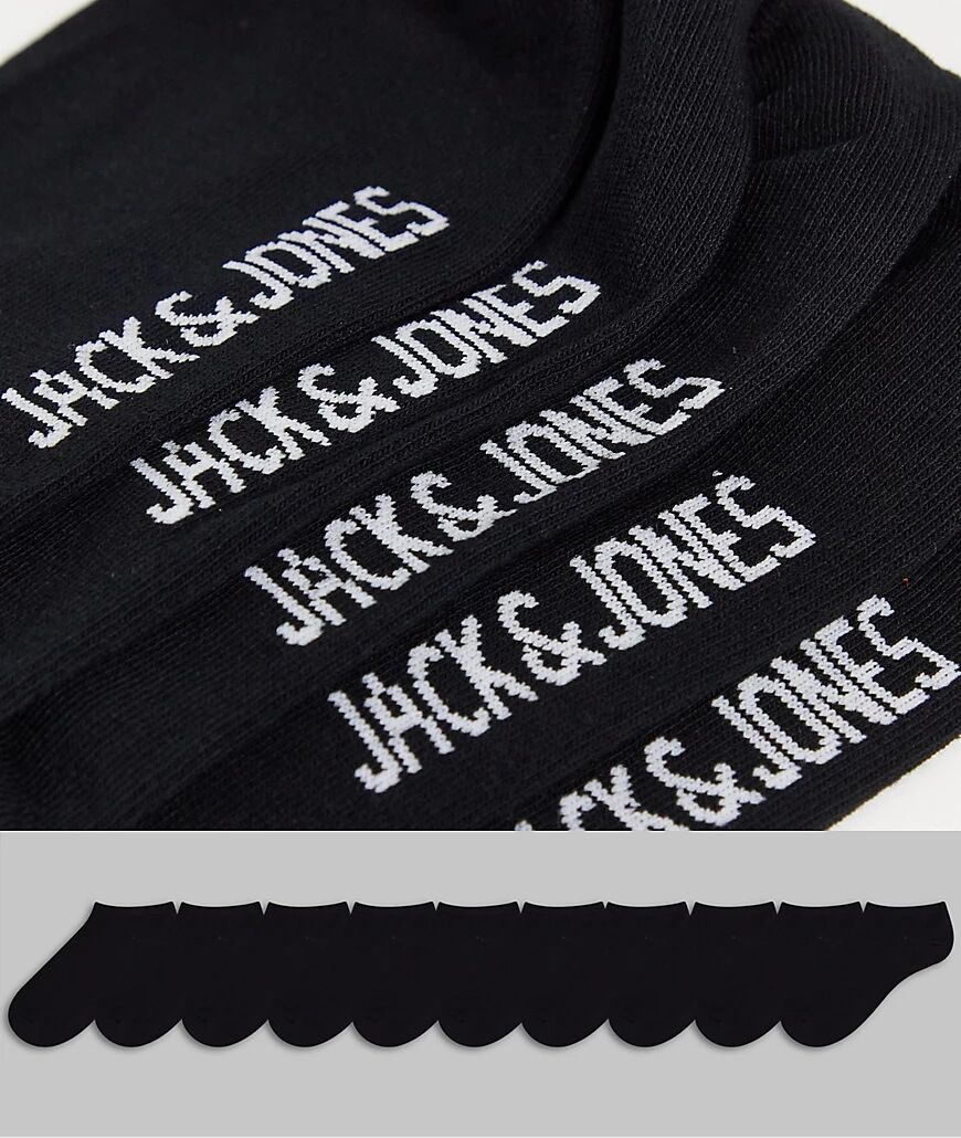 Jack & Jones 10 pack socks in black  Black