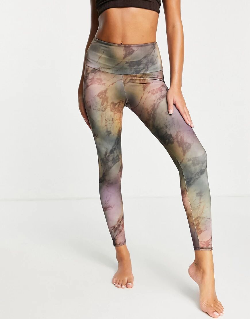 Onzie high waisted leggings in interstellar print-Multi  Multi