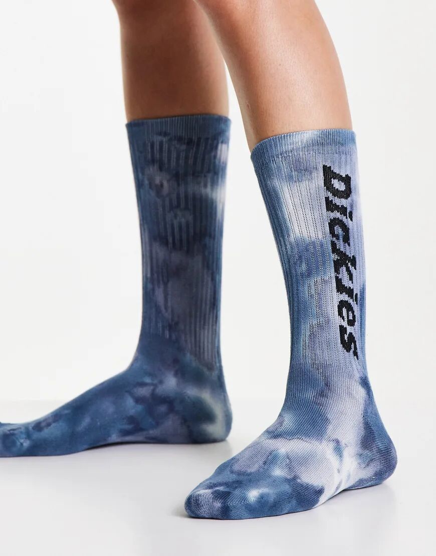 Dickies Greenwald tie dye socks in blue  Blue