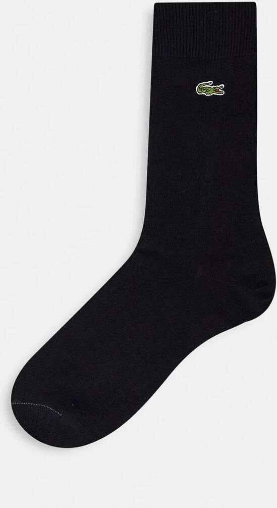 Lacoste logo socks-Black  Black