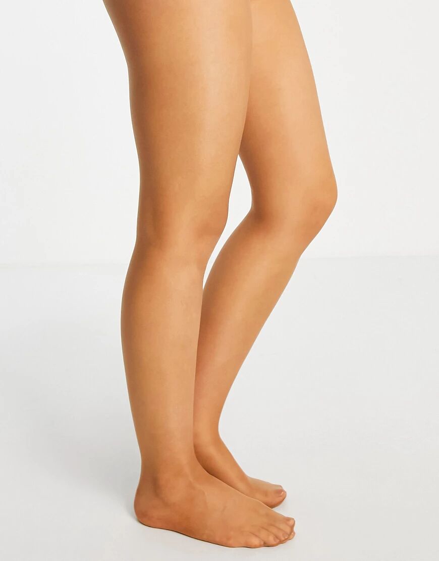 Pretty Polly Naturals Skin Tone 8 denier tights in light-Neutral  Neutral