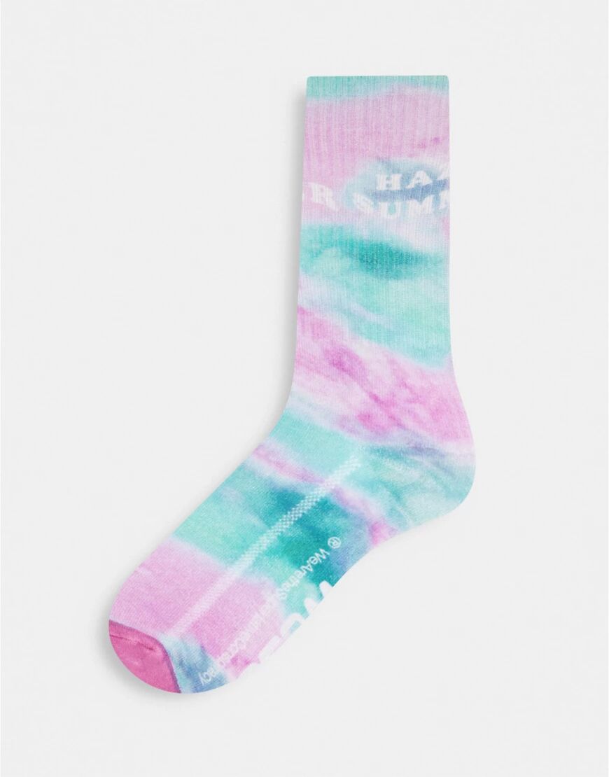 WESC varion hazy summer socks-Pink  Pink