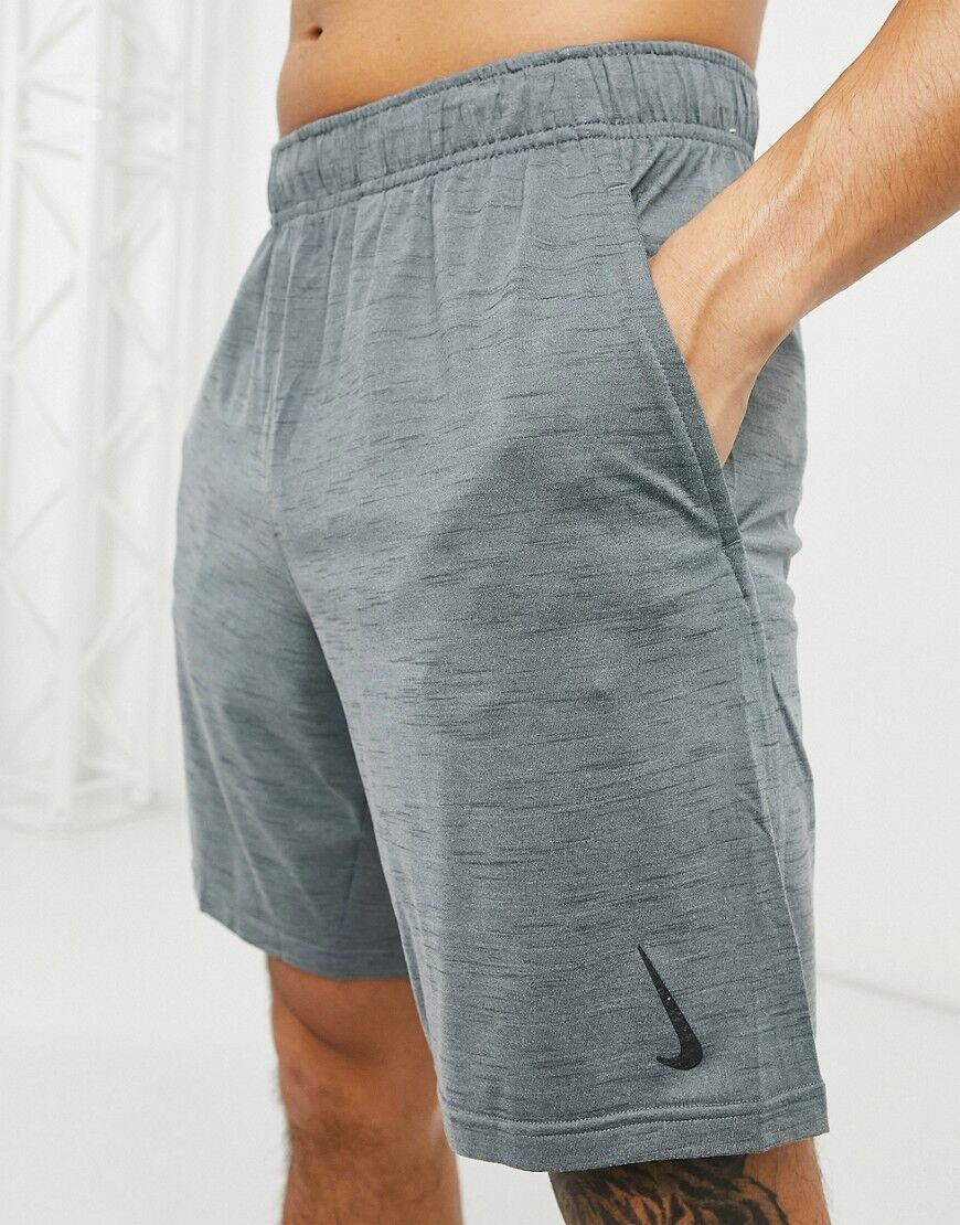 Nike Training Nike Yoga Hyperdry shorts in grey  Grey