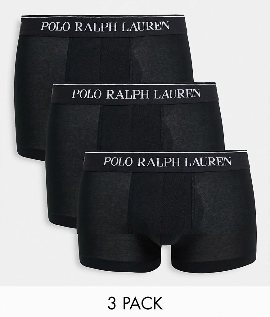 Polo Ralph Lauren 3 pack trunks in black  Black