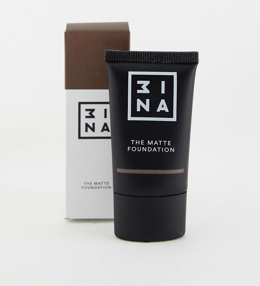 3ina The Matte Foundation-Brown  Brown