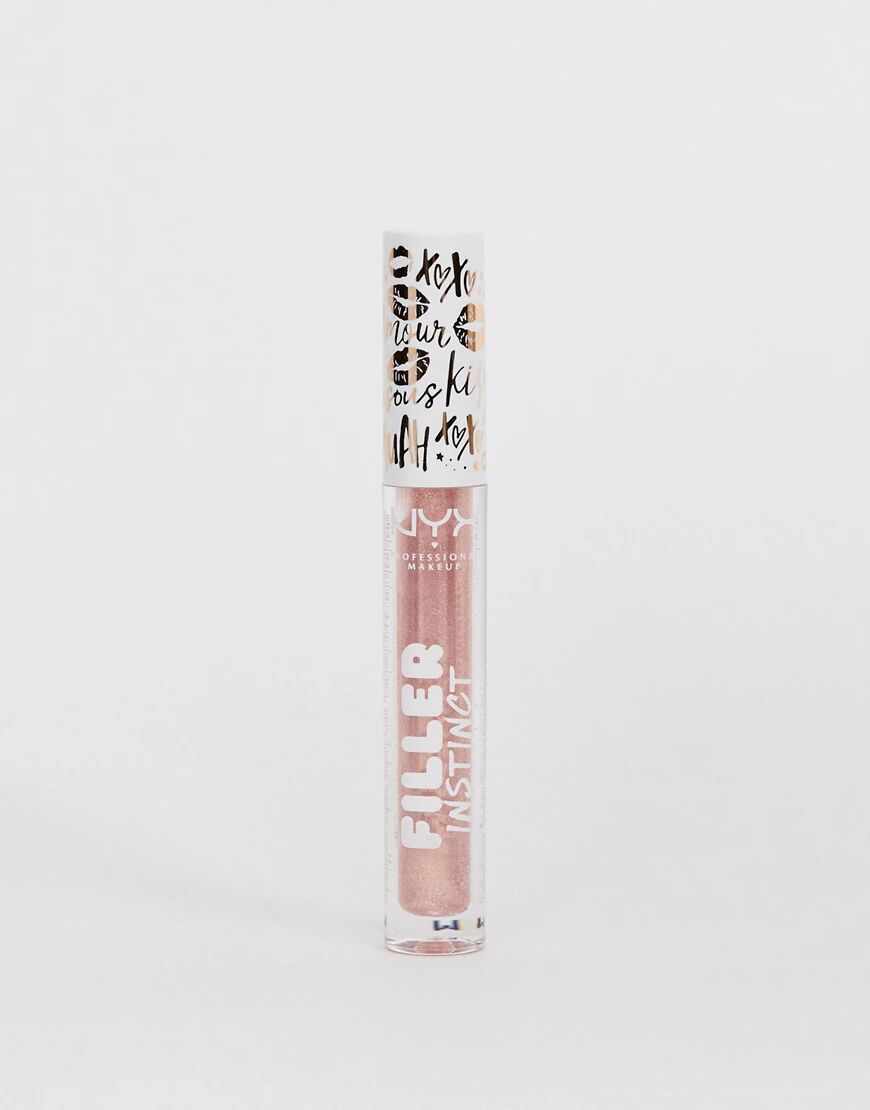 NYX Professional Makeup Filler Instinct Plumping Lip Polish - Sparkling Please-Pink  Pink