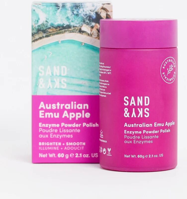 Sand & Sky Australian Emu Apple Enzyme Powder Polish 60g-Clear  Clear