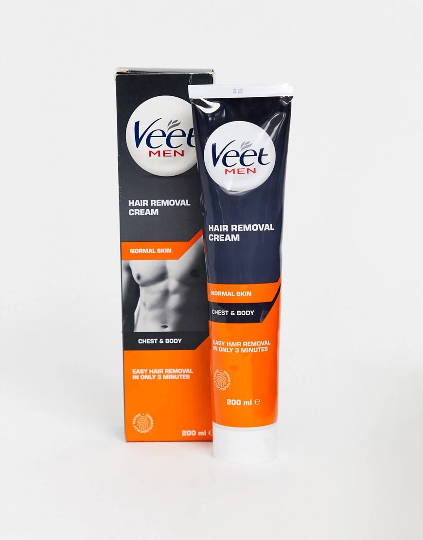 Veet for Men Body and Chest Hair Removal Cream 200ml-No colour  No colour