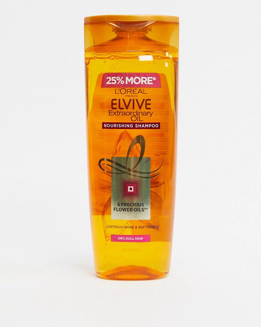 L'Oreal Elvive Extraordinary Oil Shampoo for Dry Hair 500ml-No colour  No colour