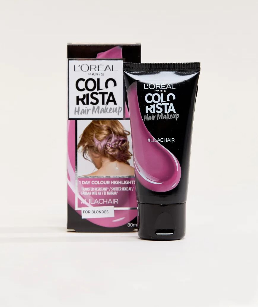 L Oréal Pa L'Oreal Paris Colorista Hair Makeup Lilac Purple Temporary Blonde Hair Colour  Purple