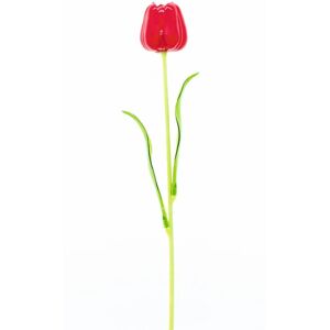 Europalms Crystal Tulip, Red 61cm 12x