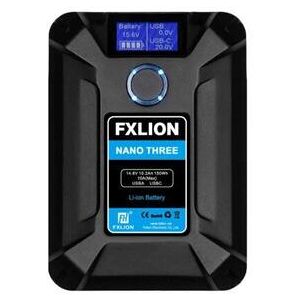 Fxlion V-Lock Nano Three Batteri 14.8v, 150wh. D-Tap, Usb-A, Usb-C Inn/ut