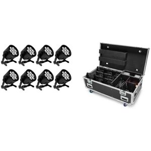 Astera Ax9 Kit, 8 Lamper I Flight 8 X Ax9 I Flightcase Med Ladeplate