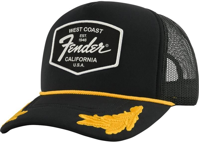 Fender Scrambled Eggs Hat, Black