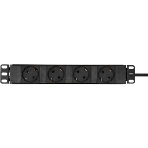 Adam Hall Accessories 87470 Mains Power Strip With 4 Sockets