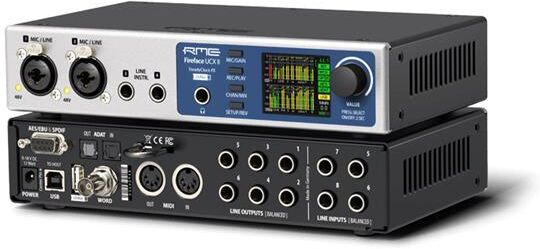 Rme Fireface Ucx Ii Lydkort 24-Bit/192khz, 20 Io, Usb 2/3