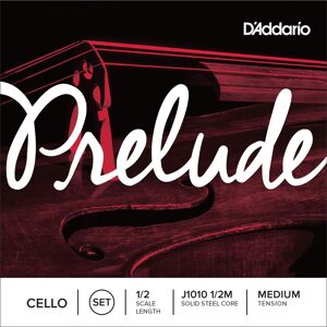 D'Addario J1010 1/2m Cello Strings Prelude Set 1/2 Medium Tension
