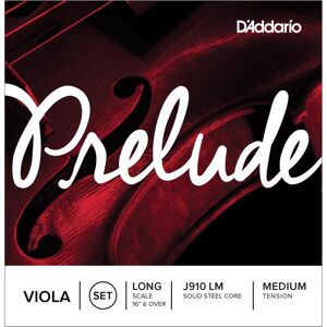 D'Addario J910lm Viola Strings Prelude Set Long Medium Tension