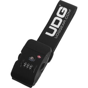 UDG Gear Ultimate Luggage Strap Black Sort Bagasjereim Med Kombinasjonslås