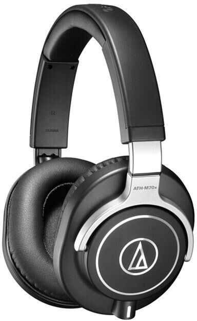 Technica Audio-Technica Ath-M70x (Studio Monitor) Hodetelefoner Med 3 Avtagbare Kabler